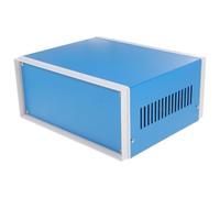CLISPEED Scatola Giunzione Elettronica in Metallo Blu, Contenitore per Progetti Elettronici, Facile da Sollevare e Posizionare, per Aeroporti