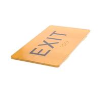 CLISPEED Segnaletica Braille in Acrilico per Esterni Targa Uscita Accessibile per Ipovedenti e Non Vedenti Sicurezza per Scuole Negozi e Spazi Pubblici Facilita Orientamento e Inclusione