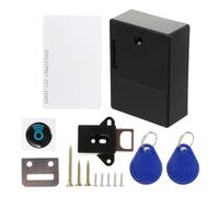 CLISPEED Serratura elettronica con sensore per armadietti e armadietti con tecnologia RFID, nessuna batteria richiesta, materiale ABS, design invisibile, per la sicurezza di casa e ufficio