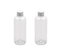 CLISPEED Set 10 Bottiglie Vuote per Cosmetici da 100ml in Pet con Coperchio in Alluminio Ricaricabili e Facili da Pulire per Uso Indoor e Outdoor