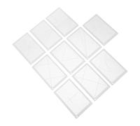 CLISPEED Set 10 Pezzi Righelli per Disegno Artistico Sezione Aurea Strumenti di Misurazione del Layout per Pittori e Fotografi Visualizzatore di Composizione Geometrica Portatile per