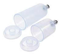 CLISPEED Set 2 Bottiglie per Aerografo da 20ml e 40ml in Plastica e Metallo, Facili da Trasportare, Compatibili la Maggior Parte dei Tipi di Aerografo, per Unghie e Decorazioni di Torte
