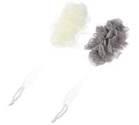 CLISPEED Set 2 Spazzole per Corpo da Bagno Manico, Scrubber la Pulizia Profonda, Strumento per Massaggio e Esfoliazione, Accessori per Bagno Adatti a Schiena, Gambe Colore Colore Casuale