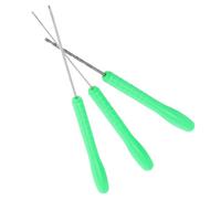 CLISPEED Set 3 Aghi per Innesco Esche da Pesca alla Carpa in Acciaio al Carbonio con Impugnatura Ergonomica Strumento Preciso per Infilare Vermi e Esche Vive Accessori Compatti per Pesca