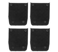 CLISPEED Set 4 Cuscinetti Antiscivolo in Gomma per Trampoli con Viti Suole di Ricambio Resistenti per Edilizia Intonacatura Verniciatura e Lavori Elettrici Installazione Rapida e