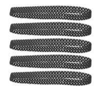 CLISPEED Set 5 Pezzi Cingoli in Gomma di Ricambio per Carro Armato Fai da Te, Pista per Robot e Dispositivo Telecomandato, Trazione Stabile su Terreni, Design Leggero per Uso Creativo