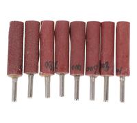 CLISPEED Set 8 Pezzi Ruote Lamellari per Trapano 6mm, Ruote Abrasive Lamellari Cilindriche per Levigatura e Lucidatura di Piccoli Dettagli in Legno, Gioielli e Artigianato, Resistenti