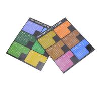 CLISPEED Set Adesivi Calendario 2026 Schede Indice Mensili Colorate Etichette Autoadesive per Planner Organizzazione Agenda Ufficio e Scuola 12 Mesi per Pianificatore Annuale