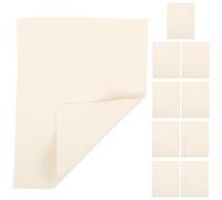 CLISPEED Set da 10 Pezzi Utensili Scamosciato per Ceramica 15X20 CM Panni Assorbenti per Rifinitura Argilla Artigianato Fai da Te per Modellazione e Scultura