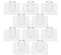 CLISPEED Set da 12 Ancoraggi a Parete per Mobili senza Trapano Kit di Fissaggio per Cancelletto Stabilizzatori e Supporti Morbidi Accessori per Sicurezza Spazi Gioco e Animali Domestici