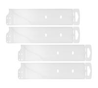 CLISPEED Set da 4 Foderi Protettivi per Coltelli da Cucina in Polipropilene Bianco, Protezione Contro Sporco e Danni, Design Pratico e Resistente per Uso Professionale e Domestico