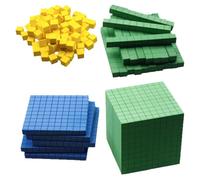 CLISPEED Set di Cubi Matematici in Schiuma EVA per Blocchi di Valore Posizionale Manipolativi Strumenti Didattici per Apprendimento Numerico in Classe e Scuola Materna