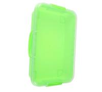 CLISPEED Set di stampi di sabbia spaziale Sandbox portatile vassoio di sabbia montessori vassoio di miscelazione della vernice vassoio artigianale per plastica Verde chiaro