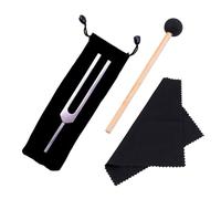 CLISPEED Set Diapason in Lega Di Alluminio 528 Hz Con Martello Di Accordatura, Accessori Completi e Custodia, Strumento Sperimentale Per Test Clinici e Cura Dell’udito