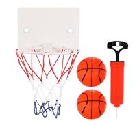 CLISPEED Set Giocattolo da Basket da Parete, Mini Canestro Ventosa, 1 Tabellone + 2 Palline + 1 Pompa, Gioco Sportivo Portatile per Interni e Momenti di Svago Familiare Stile Stile Casuale