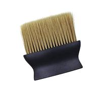 CLISPEED Spazzola Barbiere Professionale Con Setole in Nylon Giallo e Manico Nero Duster Parrucchiere Veloce Per Collo e Viso Accessorio Durevole Per Taglio Capelli