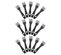 CLISPEED Spazzola per Gabbia per Uccelli 15 Pezzi Manico Lungo Pulitore per Posatoi e Rimozione Escrementi Accessorio per Pulizia Griglie e Trespoli Set Versatile per Animali Domestici