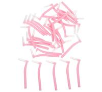 CLISPEED Spazzolini Interdentali a Forma di l 30 Pezzi Stuzzicadenti in Plastica Scovolini Angolati Extra Fini per la Pulizia Professionale dei Denti per Igiene Orale in Viaggio