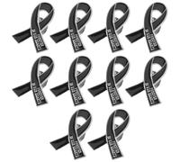 CLISPEED Spilla Commemorativa a Forma di Colomba Nera in Metallo Set da 10 Pezzi Ciondolo Inciso Simbolo della Pace Spilla da Bavero e per Borsa per Funerali Veglie e Commemorazioni