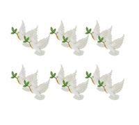 CLISPEED Spilla da Colomba della Pace 12 Pezzi in Lega di Zinco, Accessorio Versatile ed Elegante per Riunioni di Lavoro e Matrimoni, Design Delicato e Resistente