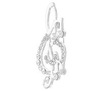 CLISPEED Spilla Nota Musicale e Perla Decorativa per Giacca da Donna, Accessorio Elegante per Maglione e Soprabito in Occasioni Speciali