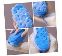 CLISPEED Spugna da Bagno in Gel di Silice Spazzola Esfoliante Antiscivolo per Uomo, Donna e Ragazzo Ragazza, Accessorio Comodo per Massaggio e Pulizia Quotidiana