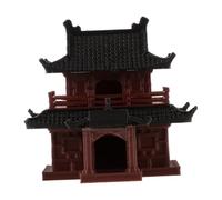 CLISPEED Statua della Pagoda Dell'acquario e Mini Statua Padiglione Cinese, Decorazioni da Giardino Giapponese per Micro Paesaggi Artigianato Dettagliato, Decorazione Elegante