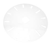 CLISPEED Stencil Orologio in Acrilico per Fresatrice, Numeri Romani, Superficie Antigraffio, Guida Chiara per Posizionamento, Adatto a Progetti Fai da Te e Lavorazione Legno