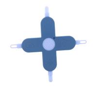 CLISPEED Strumento 4 in 1 Per Rimozione Cerume Orecchie e Naso Ragazzo Ragazza, Pulizia Unghie Sicura Per Ragazzo Ragazza, Design a Croce, Per Sollievo Congestione Nasale Infantile, Colore Blu