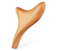 CLISPEED Strumento Per Massaggio Thailandese in Legno Gua Sha, Tavola Massaggiante Muscolare Compatta, Massaggiatore Portatile Per Alleviare Tensioni Di Collo, Schiena e Piedi, Per Uso in Viaggio