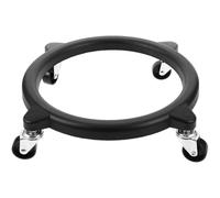 CLISPEED Supporto Bombola Gas Propano con Ruote in Acciaio Inossidabile Base Mobile Stabile Quattro Ruote per Cucina Esterna e Veranda Portabombola Gpl Sicuro e Facile da Spostare