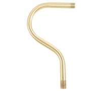 CLISPEED Supporto Curvo in Rame per Lampade da Tavolo Tubo Cavo Filettato per Riparazione Applique da Parete Interno Parte di Ricambio per Kit Lampada Facile da Installare e Resistente