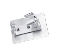 CLISPEED Supporto Doccia in Alluminio Spaziale senza Base Regolabile per Soffione Staffa da Parete Multiuso per Bagno Installazione Facile su Superfici Lisce