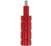 CLISPEED Supporto Fari LED Moto Rosso in Lega di Alluminio Filettatura 6mm | Staffa per Barra Luminosa, Montaggio Anteriore Parafango, Installazione Semplice