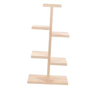 CLISPEED Supporto Legno per Piante e Dolci Espositore Multifunzione per Cupcake Torta e Piante Organizer da Tavolo Minimalista per e