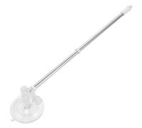 CLISPEED Supporto Per Asta Portabandiera in Acciaio 304 Base a Ventosa Trasparente, Montaggio Stabile Su Auto, Veicoli a Due Ruote e Fuoristrada, Resistente Al Vento Per Esposizione Bandiere Esterna