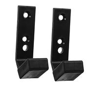 CLISPEED Supporto per Bilanciere Multifunzionale da Parete in Pa/pp, Set da 2 Pezzi, Porta Manubri Fitness Compatto, Facile da Installare, per Palestra, Casa e Ufficio