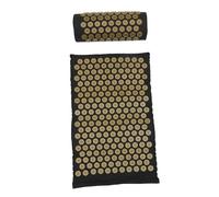 CLISPEED Tappetino Da Massaggio Yoga e Cuscino Da Agopuntura Set 2 Pezzi Pieghevole Lavabile in Cotone e Abs Per Sollievo Muscolare e Relax Corpo Completo