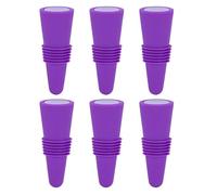 CLISPEED Tappi per Bottiglie di Robusti e Sigillanti Set 6 Riutilizzabili in Silicone per Casa e Bar