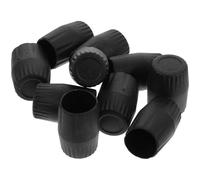 CLISPEED Tappi Protettivi Facili da Installare per Piedini Asta Microfono 10 Pezzi Portatili in Plastico Nero per Studi di Registrazione e Uso On The Go