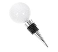 CLISPEED Tappo per Vino Creativo e Facile da Inserire e Rimuovere Design a Pallina da Golf in Lega Adatto a Tutte le Bottiglie per Uso Domestico e Feste