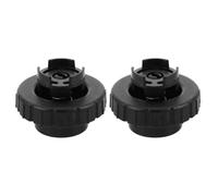 CLISPEED Tappo Serbatoio Chiusura a Vite per Stiratrice a Vapore 2 Pezzi in Plastica Nera Resistente e Apertura Fluida, Ricambio senza Perdite per Accessori Domestici