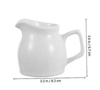 CLISPEED Tazza da Professionale per Schiumare Misurino per Latte Yogurt e Salse con Ergonomico e Beccuccio Unico per e Decorazioni per La Tavola