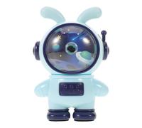 CLISPEED Temperamatite Manuale a Forma di Coniglietto Blu Piccolo e Portatile Lama Regolabile per Matite Colorate e Sopracciglia per Studenti e a Scuola e in Viaggio