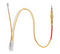 CLISPEED Termocoppia a Doppio Filo per Fornello a Gas, Ago Metallico di Ricambio per Termocoppia Stufa a Gas, Kit Sostituzione per Barbecue Protezione Spegnimento Fiamma e Compatibilità Incasso