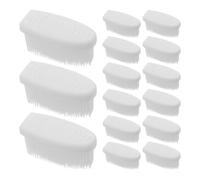 CLISPEED Testine di Ricambio per Spazzolino Manuale in Silicone 30 Pezzi Setole Ultra Morbide Nano per Gengive Sensibili Compatibili per Uso Domestico e da Viaggio Spazzolini Dentali