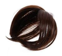 CLISPEED Topper Capelli Donna Sintetico Invisibile per Diradamento Posticcio Volume Leggero in Fibra Chimica con Clip Facile da Usare Copertura Naturale per Capelli Marrone