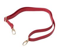 CLISPEED Tracolla Regolabile per Borse Tracolla in Pelle PU Morbida e Resistente Cinturino Versatile con Fibbia in Metallo Elegante per Borse da Donna Colore Rosso Scuro Adatto Vari Stili