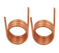 CLISPEED Tubi di Rame per Refrigerazione 2 Pezzi 2m 4x0,5mm Tubo Flessibile ad Alta Resistenza per Congelatori e Condizionatori D’aria Tubo Frigorifero Conduttività e Flessibilità