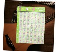 CLISPEED Ukulele Chord Poster per Principianti Chart e Facile da Usare Guida Pratica per Apprendere Ukulele Adatta Ragazze e Appassionati Strumenti Musicali